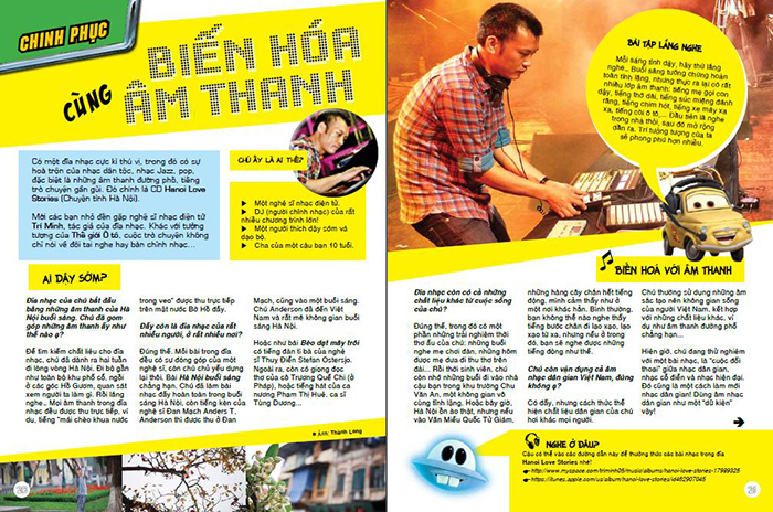 Sản phẩm học viên thiết kế sau khóa học dàn trang tạp chí indesign tại Việt Tâm Đức