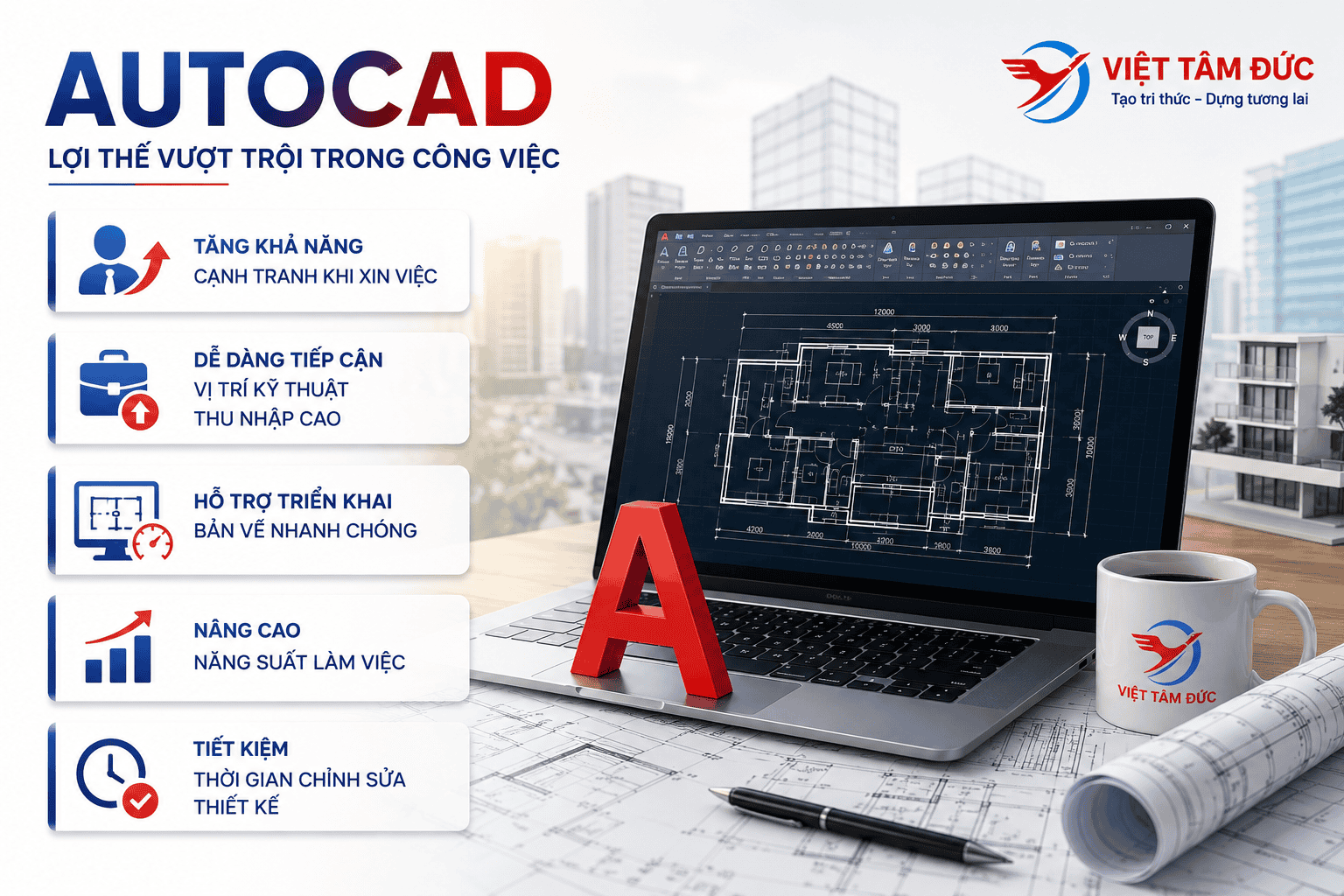 AutoCAD mang lại lợi thế gì trong công việc