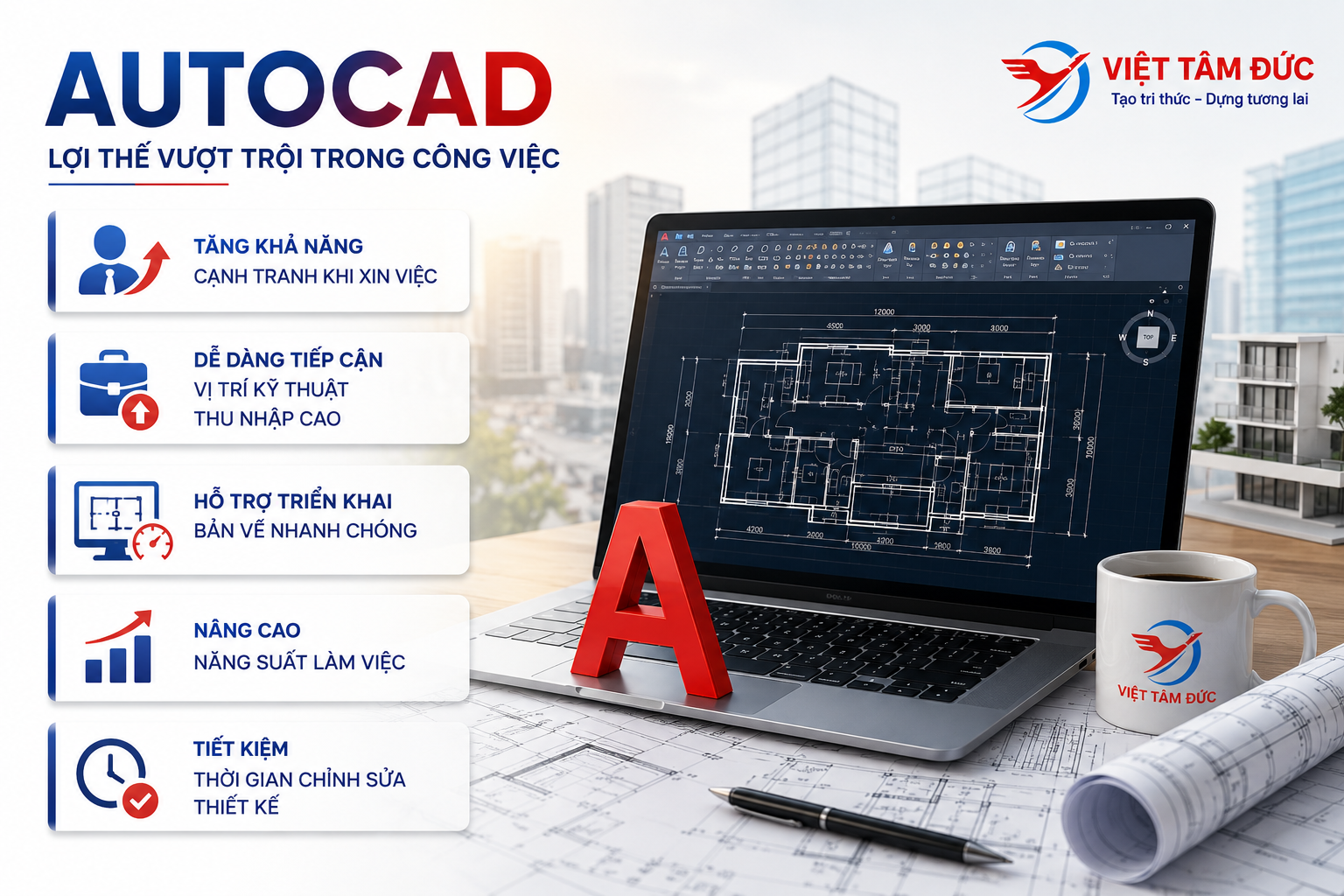 AutoCAD mang lại lợi thế gì trong công việc