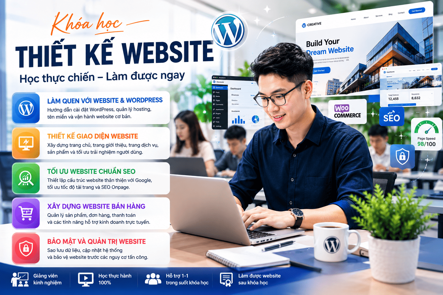 Khóa học thiết kế website Đồng Phú.
