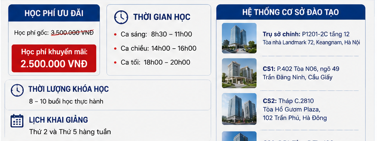 Khóa học Autocad tại Ba Đình