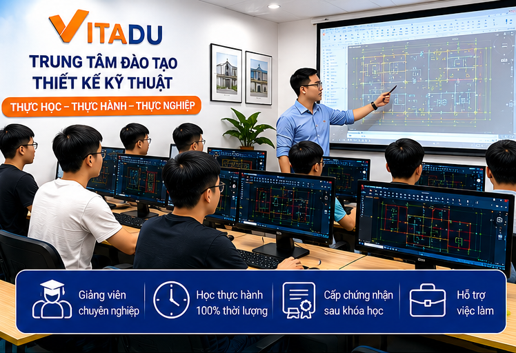 khóa học Autocad tại Giảng Võ