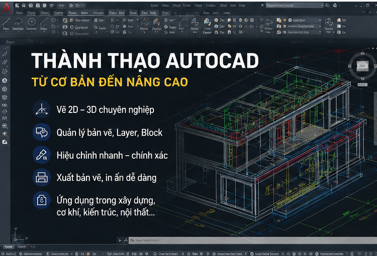 khóa học Autocad tại Hoàn Kiếm