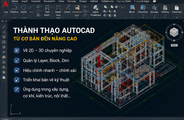 khóa học Autocad tại Cửa Đông