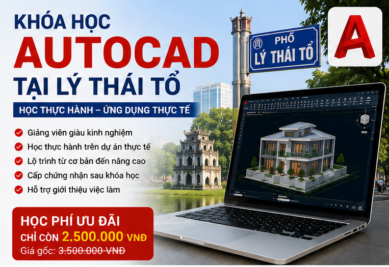 hóa học Autocad tại Lý Thái Tổ
