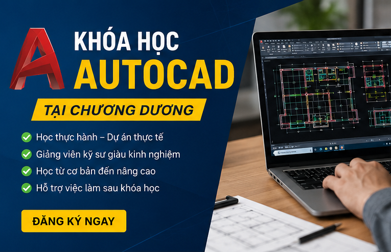 khóa học Autocad tại Chương Dương