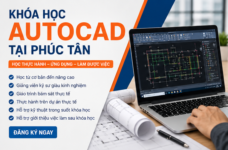 Autocad tại Phúc Tân