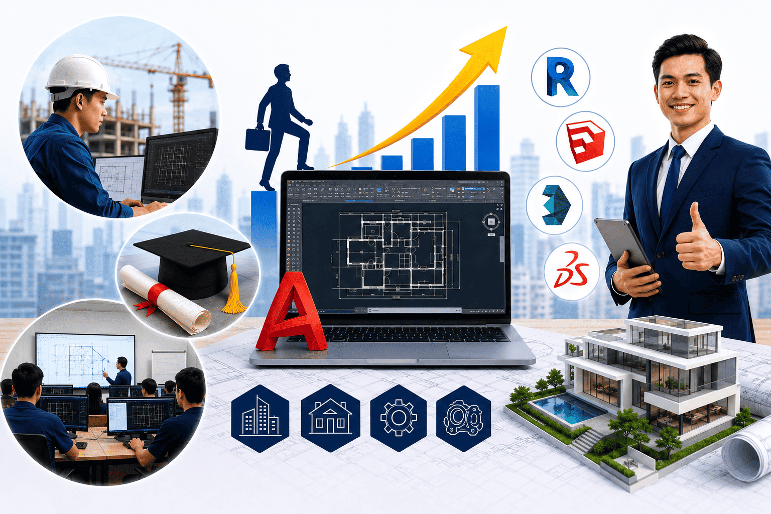 Khóa học Autocad tại Minh Khai