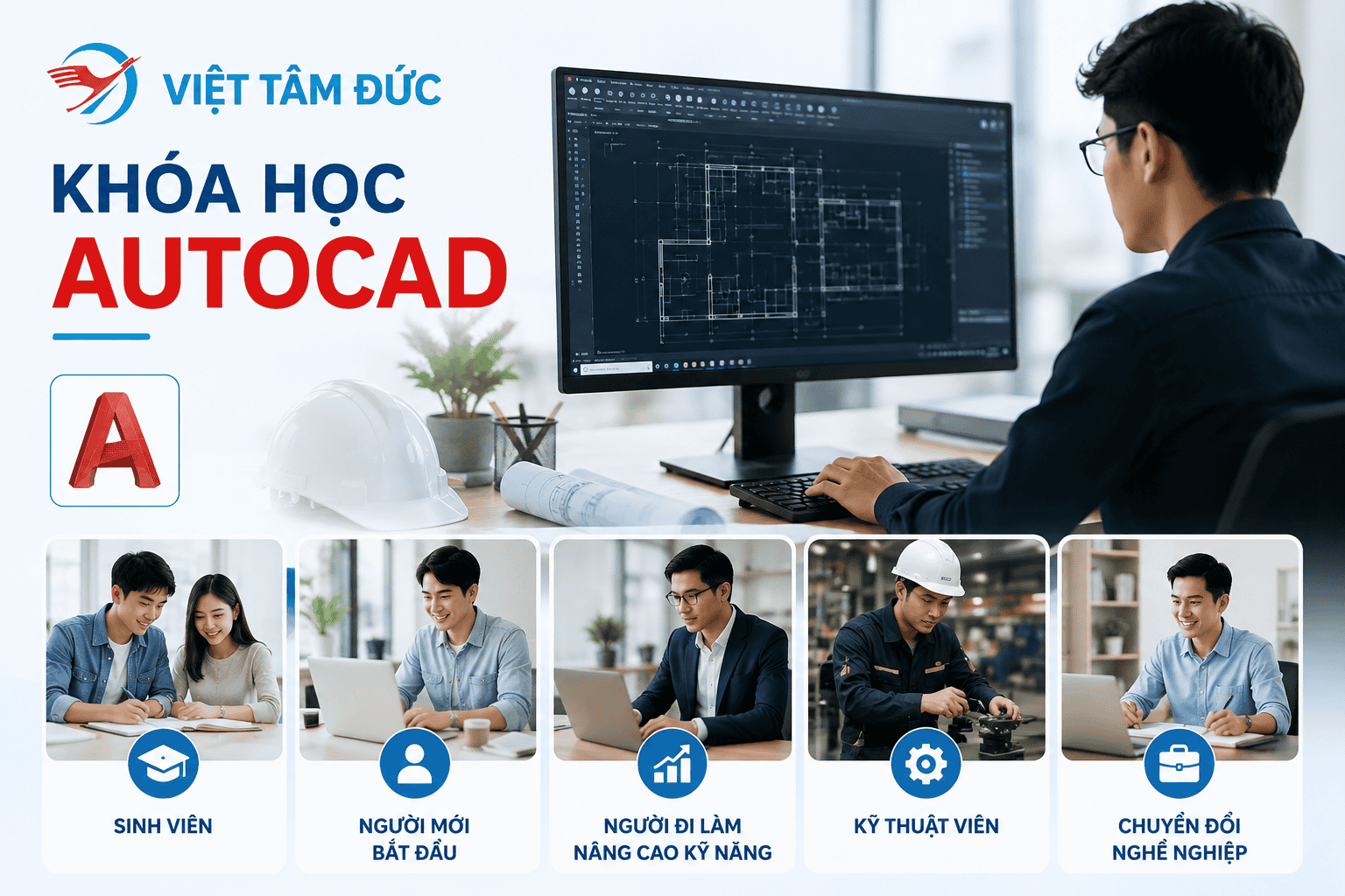 Đối Tượng Phù Hợp Với Khóa Học Khóa học Autocad
