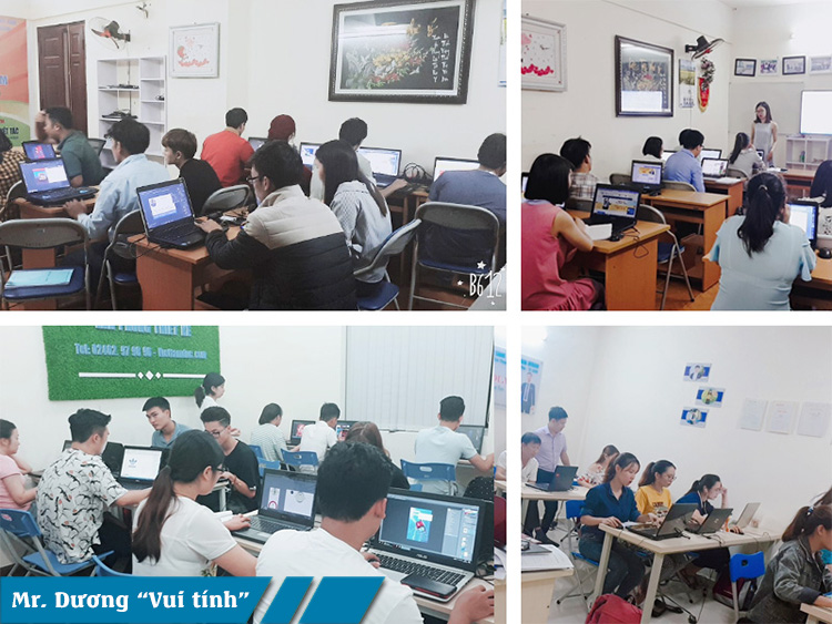 Hình ảnh học viên học AutoCad