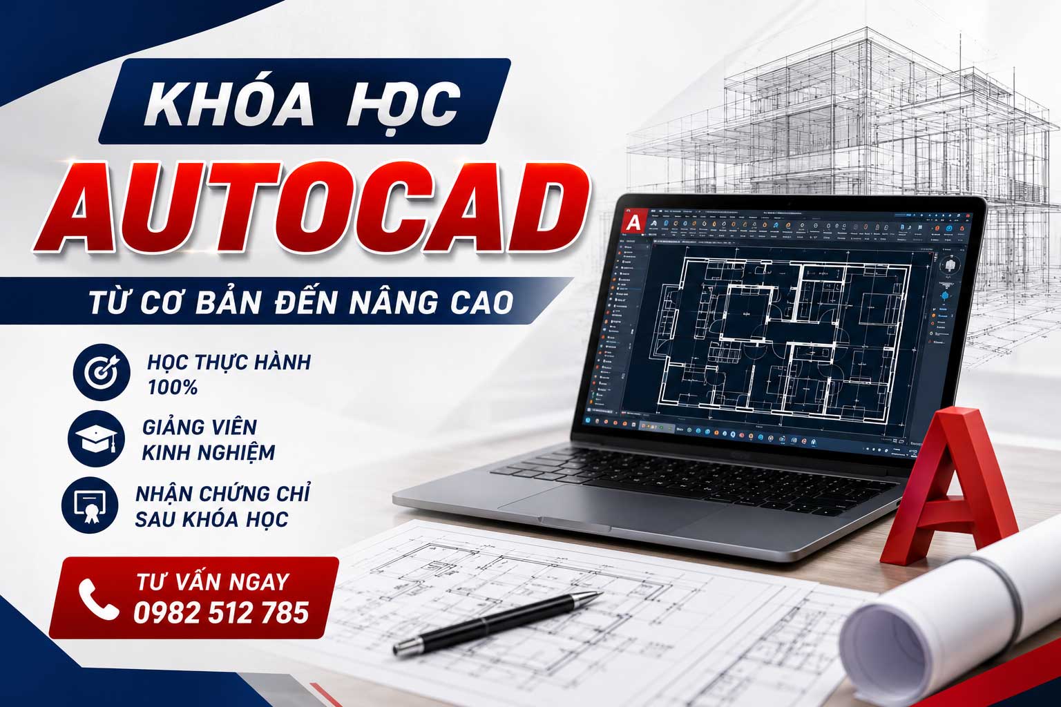 Khóa học Autocad tại Xuân Đỉnh