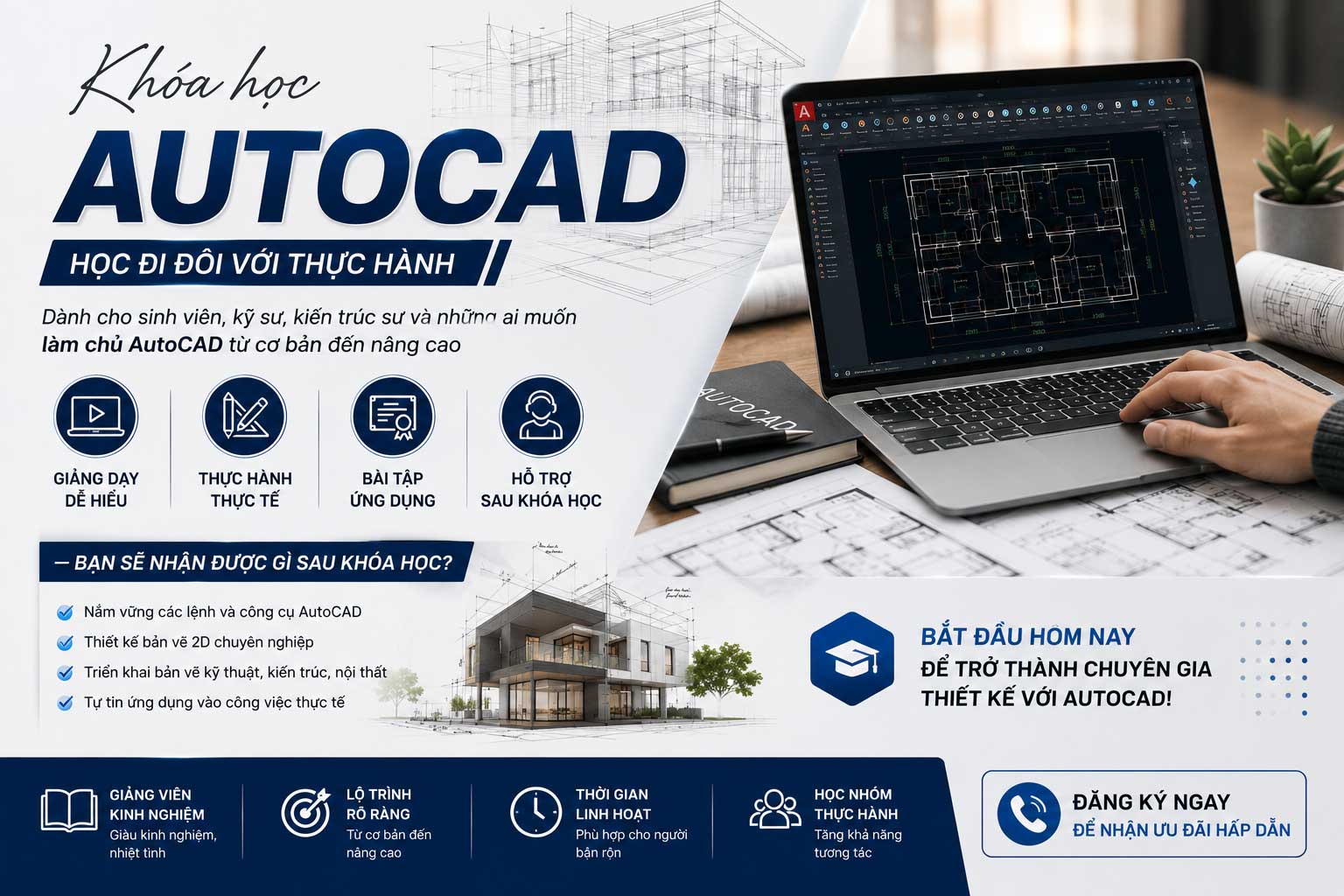 Khóa Học Autocad Tại Nghĩa Tân