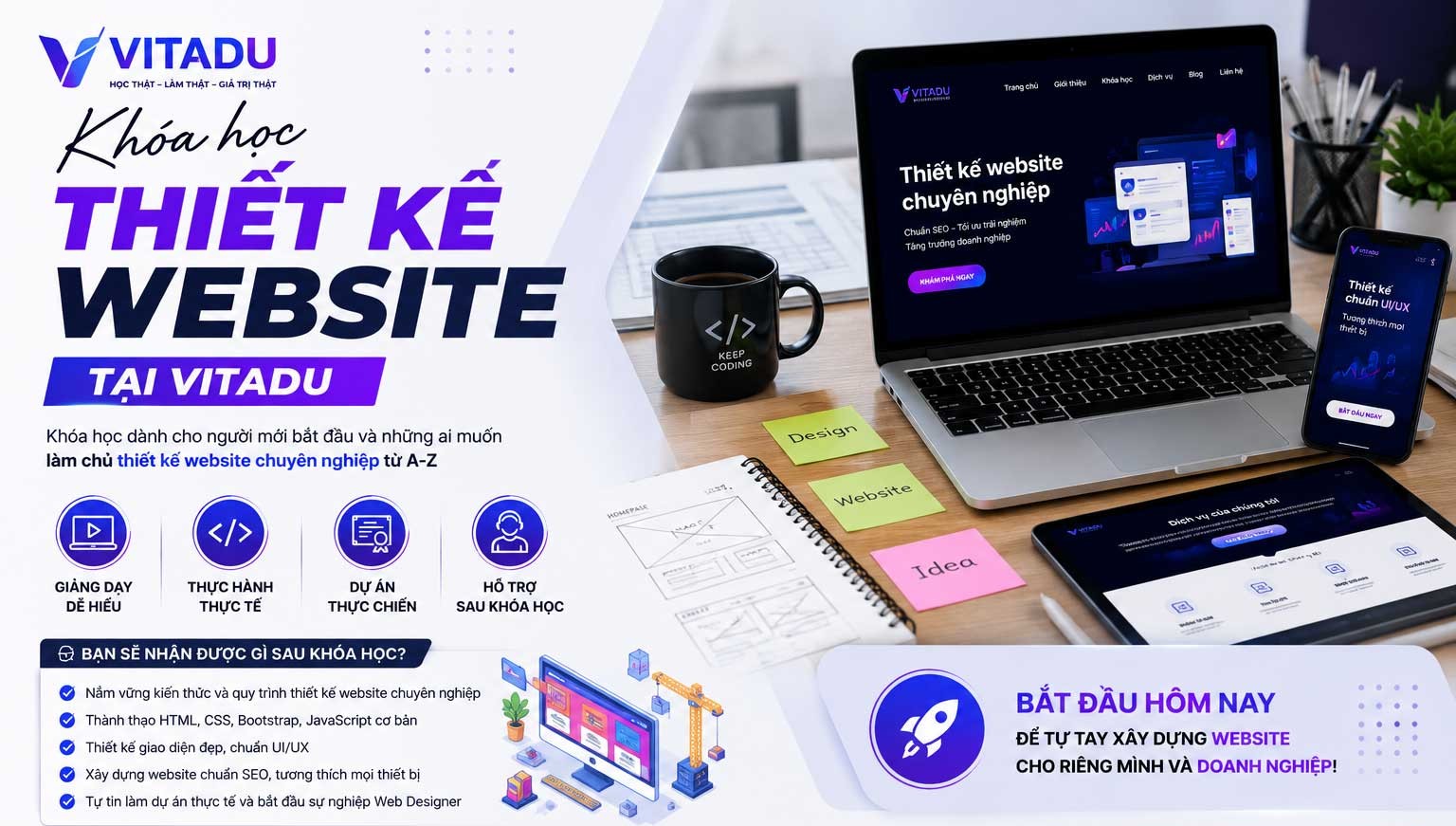 Khóa Học Thiết Kế Website Đông Phương Yên