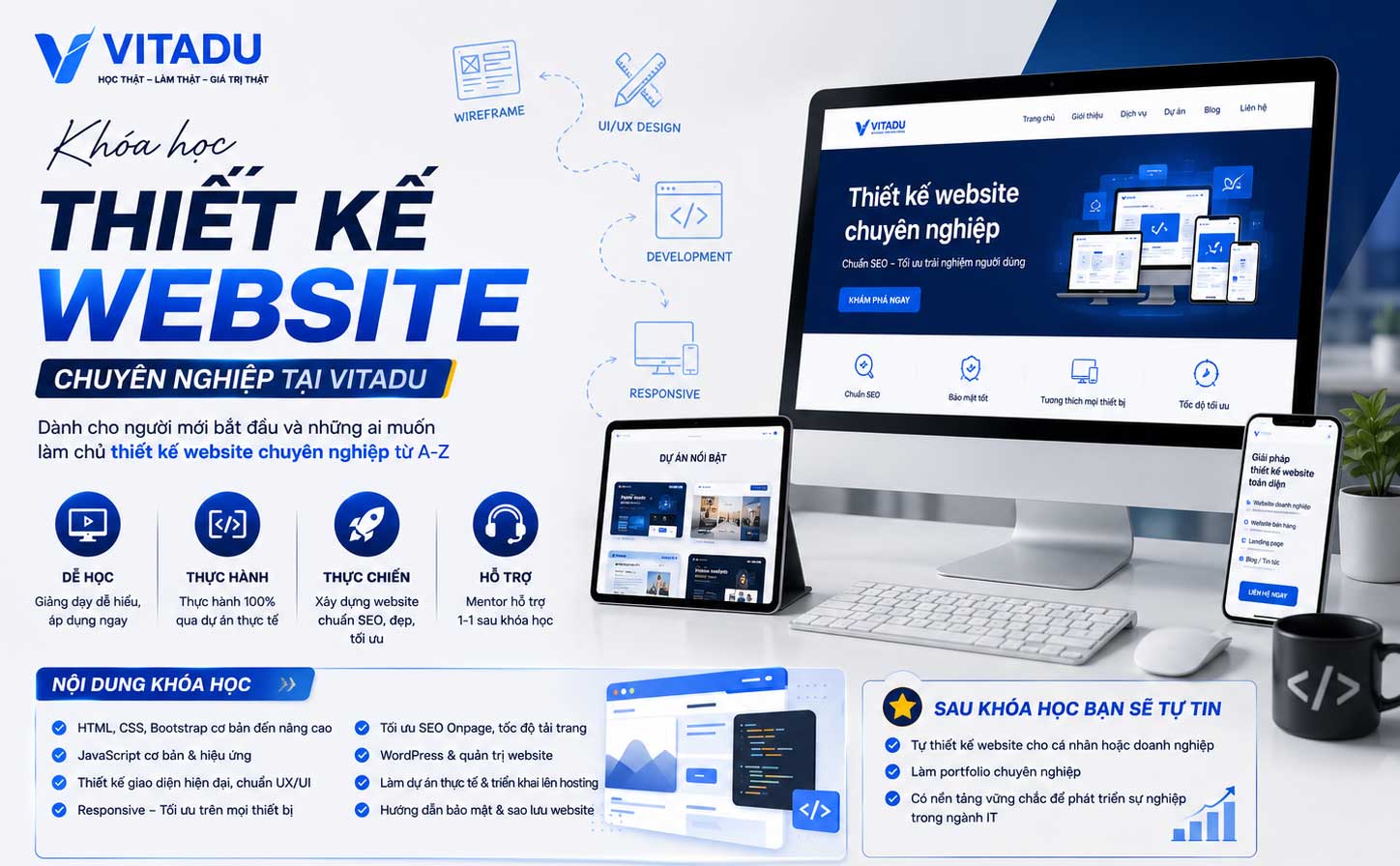 Khóa Học Thiết Kế Website Thủy Xuân Tiên